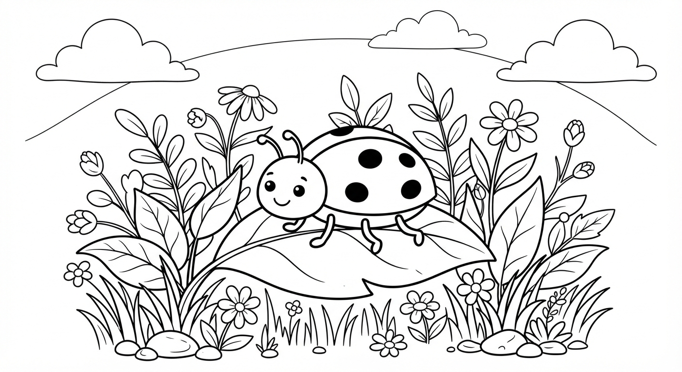 Bugs coloring pictures